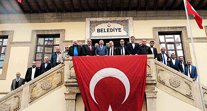Esnaf Odası Başkanları Aşgın’ı Kutladı