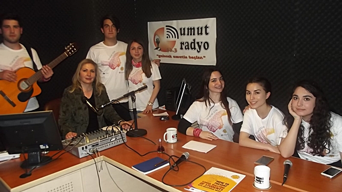 Mehmetçik Anadolu Lisesi Umut Radyo’da
