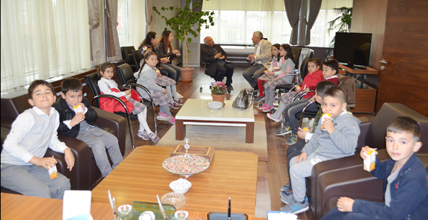 Öğrencilerden Başkan Şaltu’ya Ziyaret