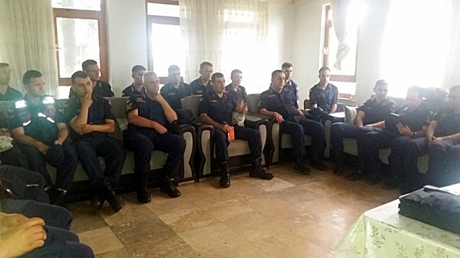 Askeri Personele Orman Yangını Eğitimi Verildi