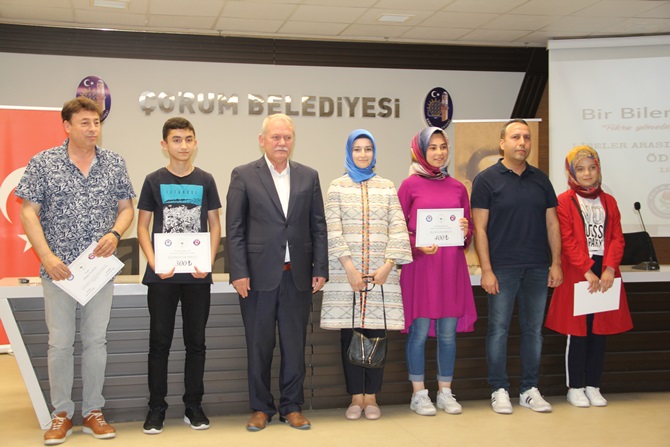 “Bir Bilenle Bilge Nesil” Projesinin Ödül Töreni Yapıldı