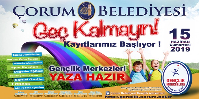 Yaz Kurslarına Kayıtlar Başlıyor