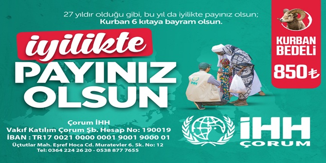 “Kurban’da 90 Ülke ve Bölgedeyiz”