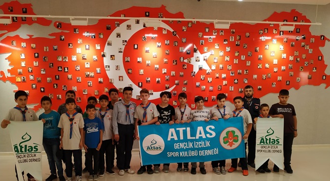 Atlas İzcileri 15 Temmuz Müzesini Gezdi