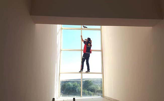 Güvercini İtfaiye Kurtardı