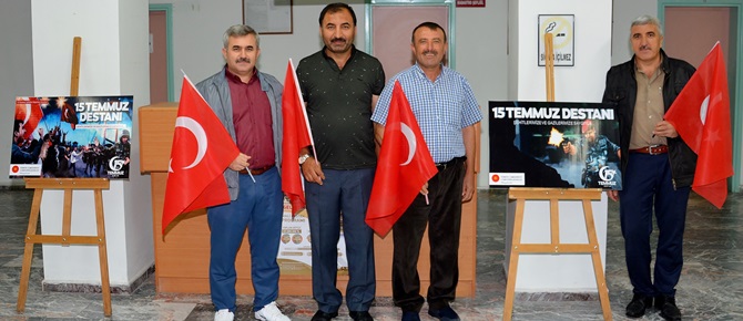 15 Temmuz Resim Sergisi Açıldı