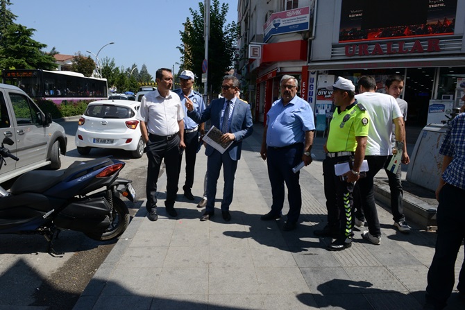 Trafik Komisyonu Yaya Geçişlerini İnceledi