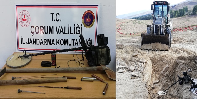 Kaçak Kazı Yapanlar Yakalandı