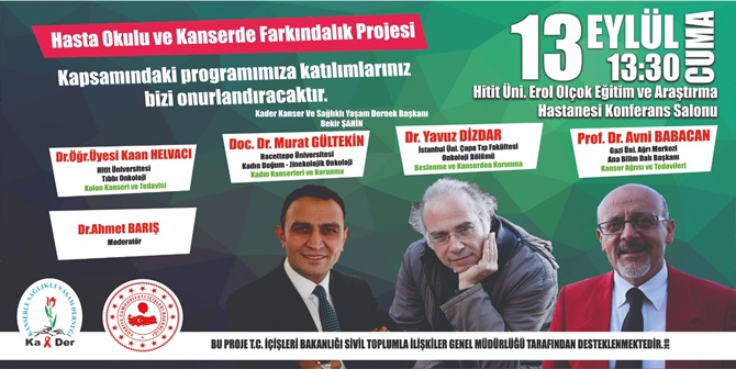 “Kanserde Farkındalık” Konferansı Düzenlenecek