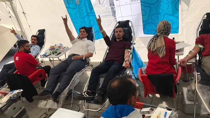 Ülkü Ocakları Kan Verdi