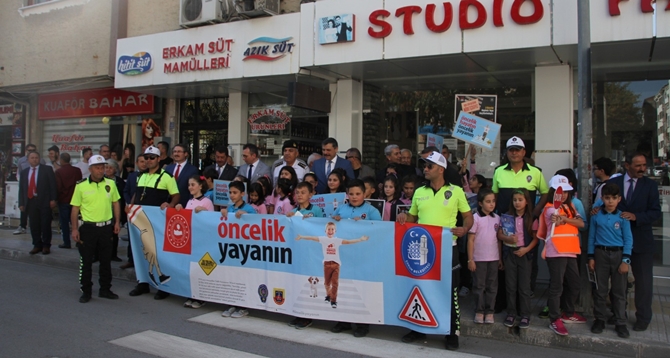 Çorum’da “Yaya Güvenliğinin Nöbetçisiyiz” Uygulaması