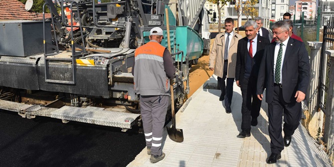 Köprübaşı Sokaklara Asfalt