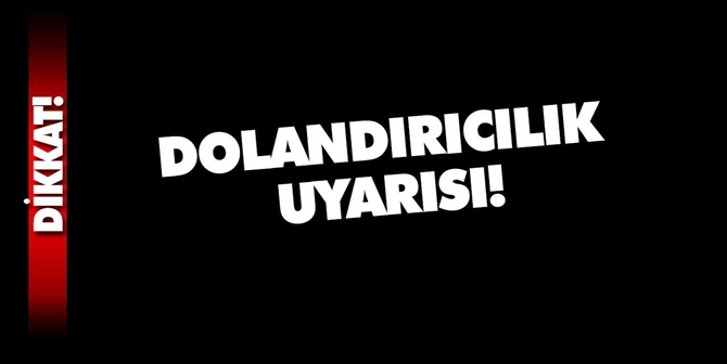 Belediyeden Dolandırıcılık Uyarısı