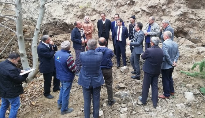 Oğuzlar’da Altyapı Çalışmaları Devam Ediyor