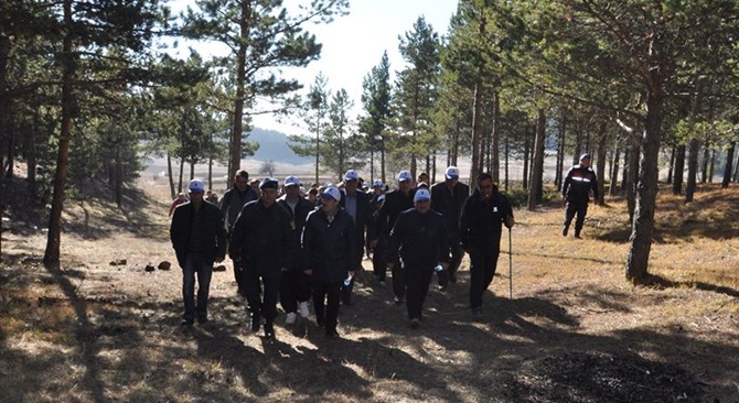 Bayat’ta Doğaya Saygı Yürüyüşü Yapıldı