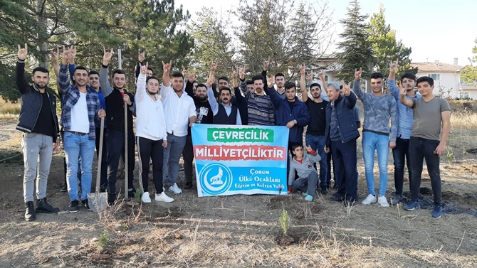 Fidanlara Ülkücü Şehitlerin Adını Verdiler