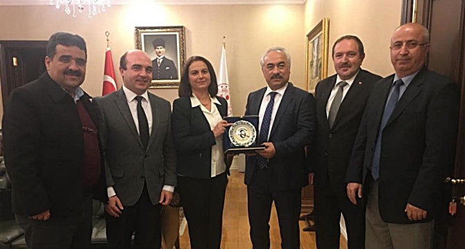 ÇÖLYAK’tan Bakan Yardımcısına Ziyaret