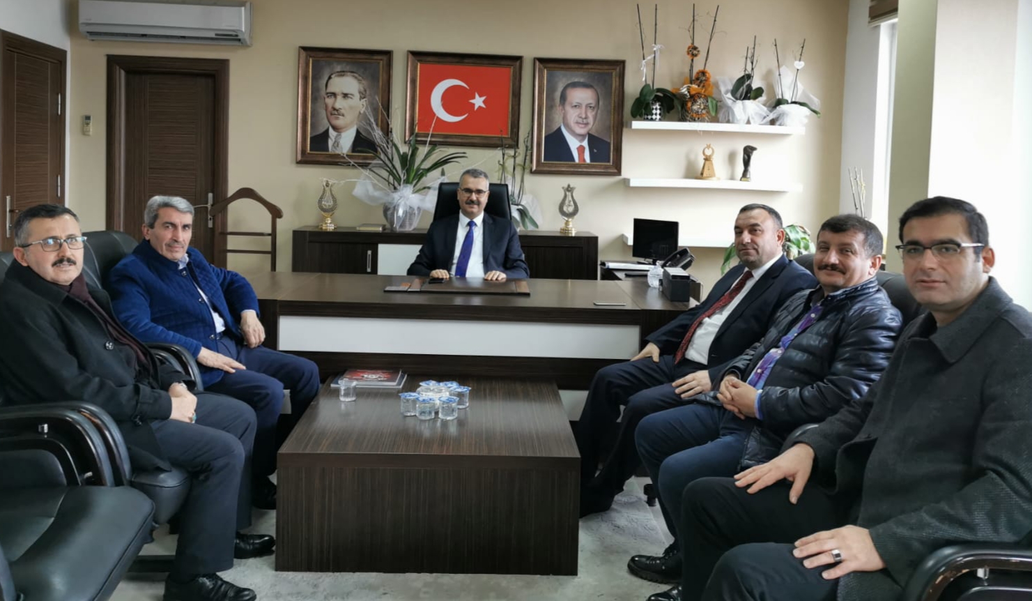 Müdürlerden, Ahlatcı’ya Ziyaret