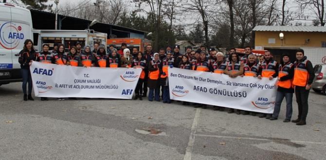 AFAD Gönüllülerine Eğitim Verildi