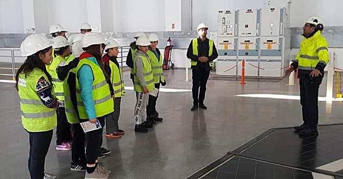 Hacıhamzalı Öğrenciler Hidroelektrik Santralini Gezdi