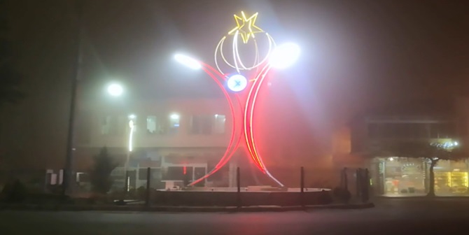 Sungurlu’ya Yoğun Sis Çöktü