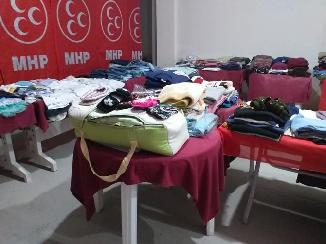 MHP’den, “Dost Eller Yardım Pazarı”