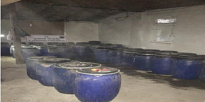 Jandarma’dan Kaçak İçki Operasyonu
