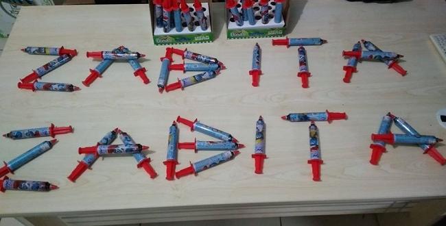 Zabıta Şırınga Çikolataları Topladı