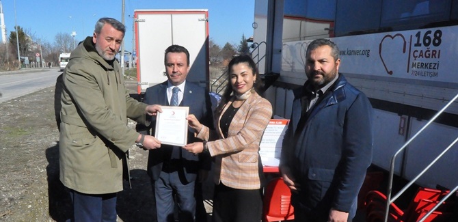 Kaymakam’dan, Kan Bağışına Destek