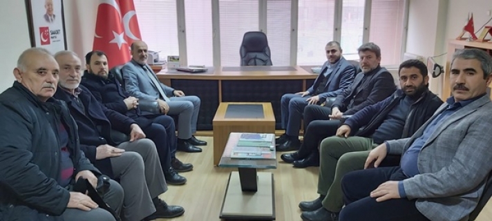 Biçer’den, Saadet Partisi’ne Ziyaret