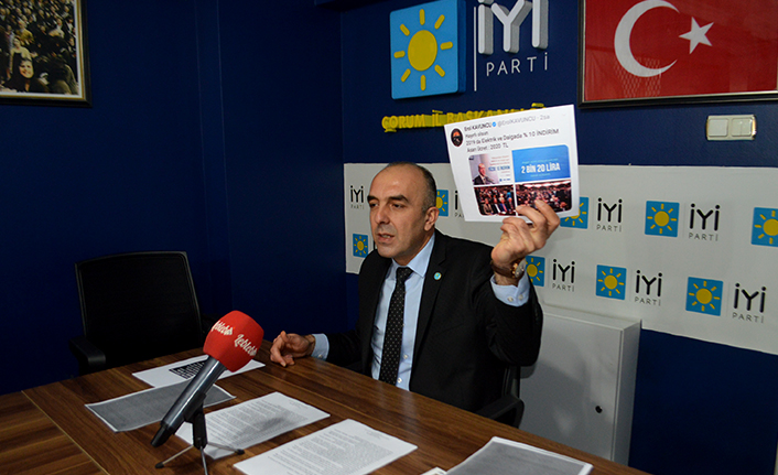 Özsaçmacı, AK Parti’ye Yüklendi