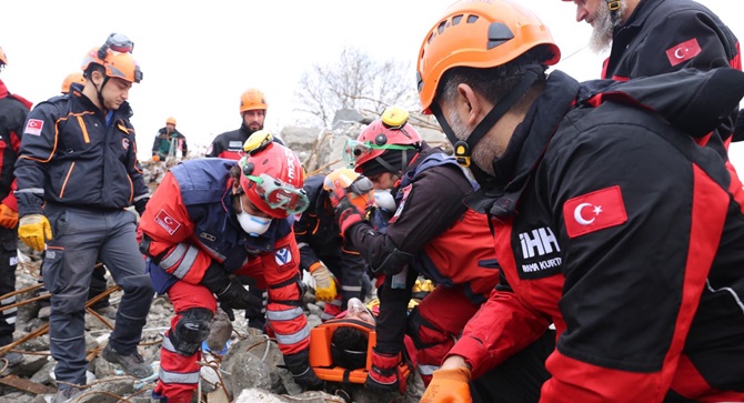 Çorum’dan, Kurtarma Ekipleri Deprem Bölgesinde
