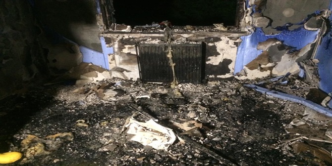 “İtfaiye Ekipleri Yangında Gereğini Yaptı”