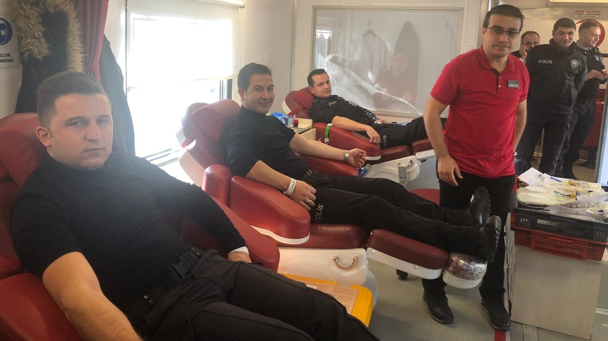 Kan Bağışına Destek Verdiler