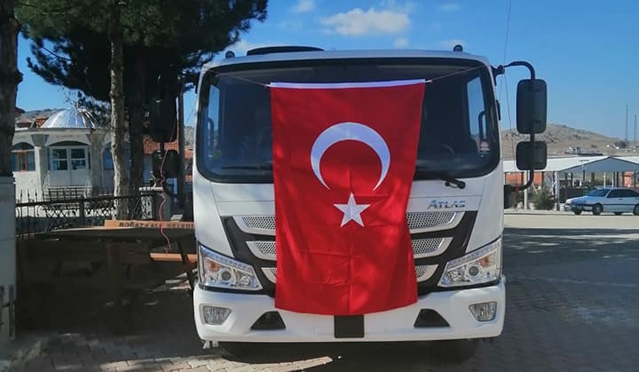 Boğazkale’ye Çöp Toplama Aracı