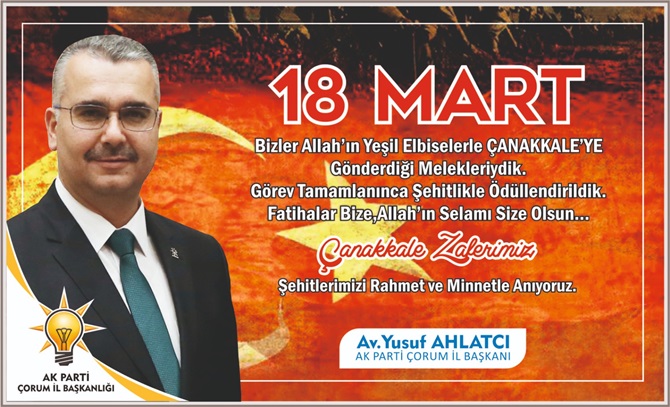 “Ecdadımız İle Gurur Duyuyoruz”