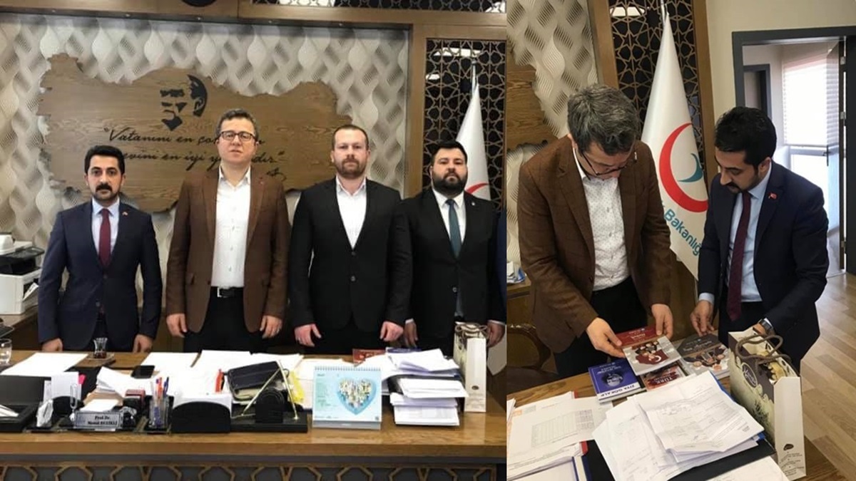 Ülkü Ocaklarından Başhekime Ziyaret