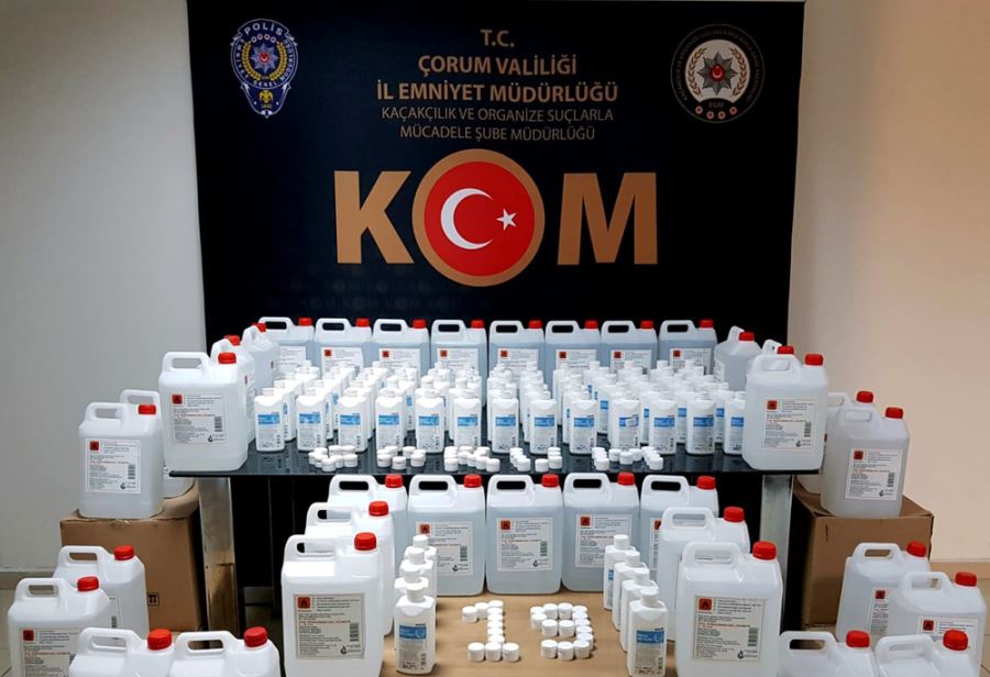 Polis Sahte Dezenfekcilere Operasyon