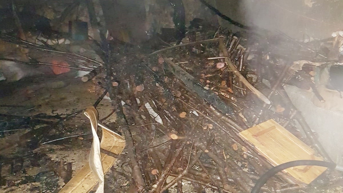 Sungurlu’da ki Yangın Paniğe Neden Oldu