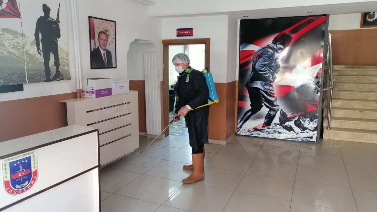 Bayat, Virüse Karşı İlaçlanıyor