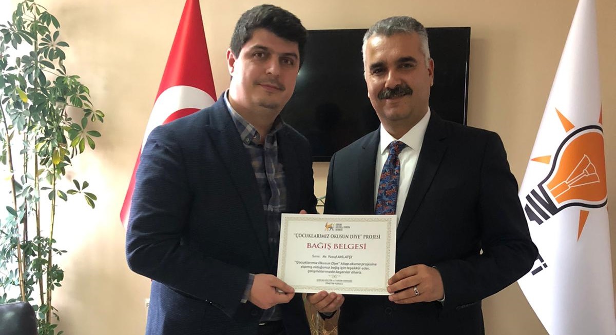 Ahlatcı’ya, Teşekkür Belgesi