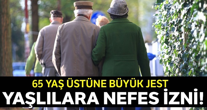 65 Yaş Üstüne ‘Pazar’ Sürprizi