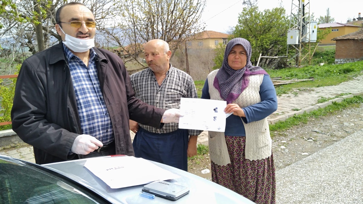 Uğurludağ’da Maaşları Evlerinde Ödendi