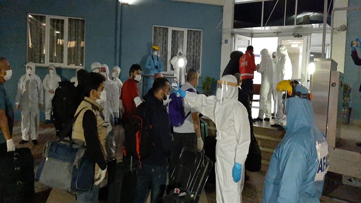 Arabistan’dan Gelen İşçiler Karantinaya Alındı