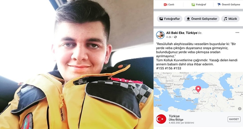 ‘Evde Kal’ Çağrısına Uymayan Ailesini İhbar Etti