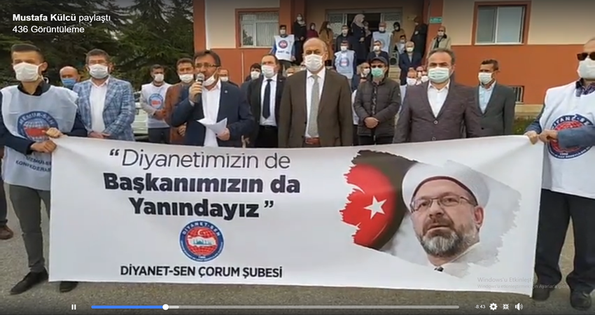 Ali Yıldız, “Başkanımızın Yanındayız”