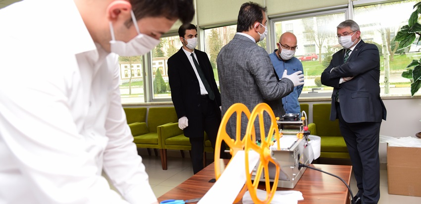 Belediye Maske Üretimine Başladı