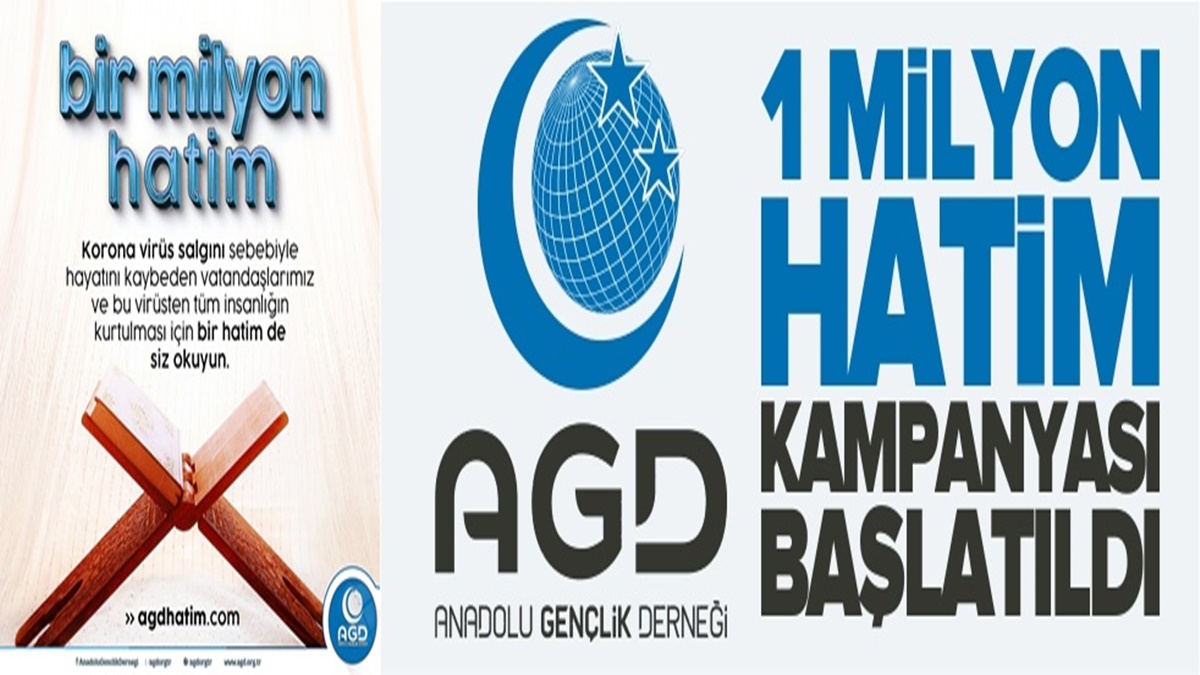 AGD’ den, 1 Milyon Hatim Kampanyası