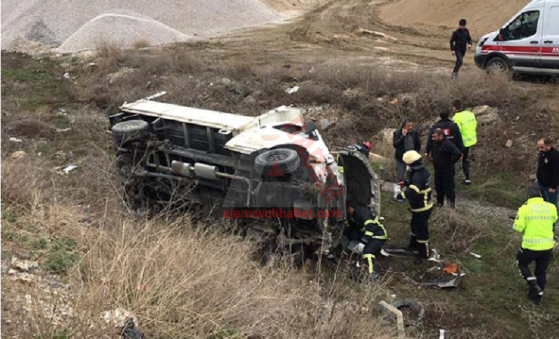 Kamyonet Takla Attı: 1 Yaralı