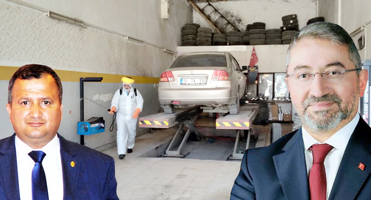Uzun’dan Aşgın’a Dezenfekte Teşekkürü